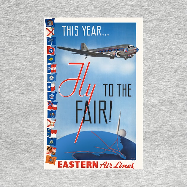 Fly to the Fair USA Vintage Poster 1939 by vintagetreasure